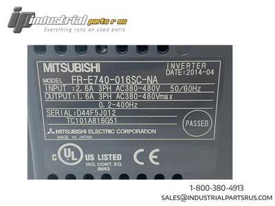 USED MITSUBISHI FR-E740-016SC-NA