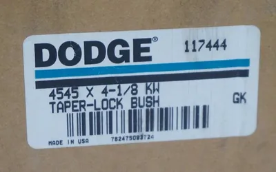 NEW DODGE 4545 X 4-1/8-KW TAPER LOCK BUSH 117444