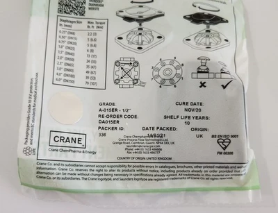 New | in-Stock Crane DA015ER Valves/Fittings Indiana US | J&J Industrial Supply #513176