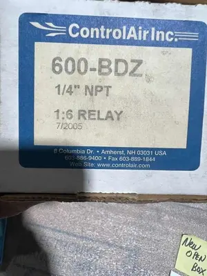 NEW OPEN BOX CONTROLAIR INC 600-BDZ / 600BDZ 1/4'' NPT STK L705CC