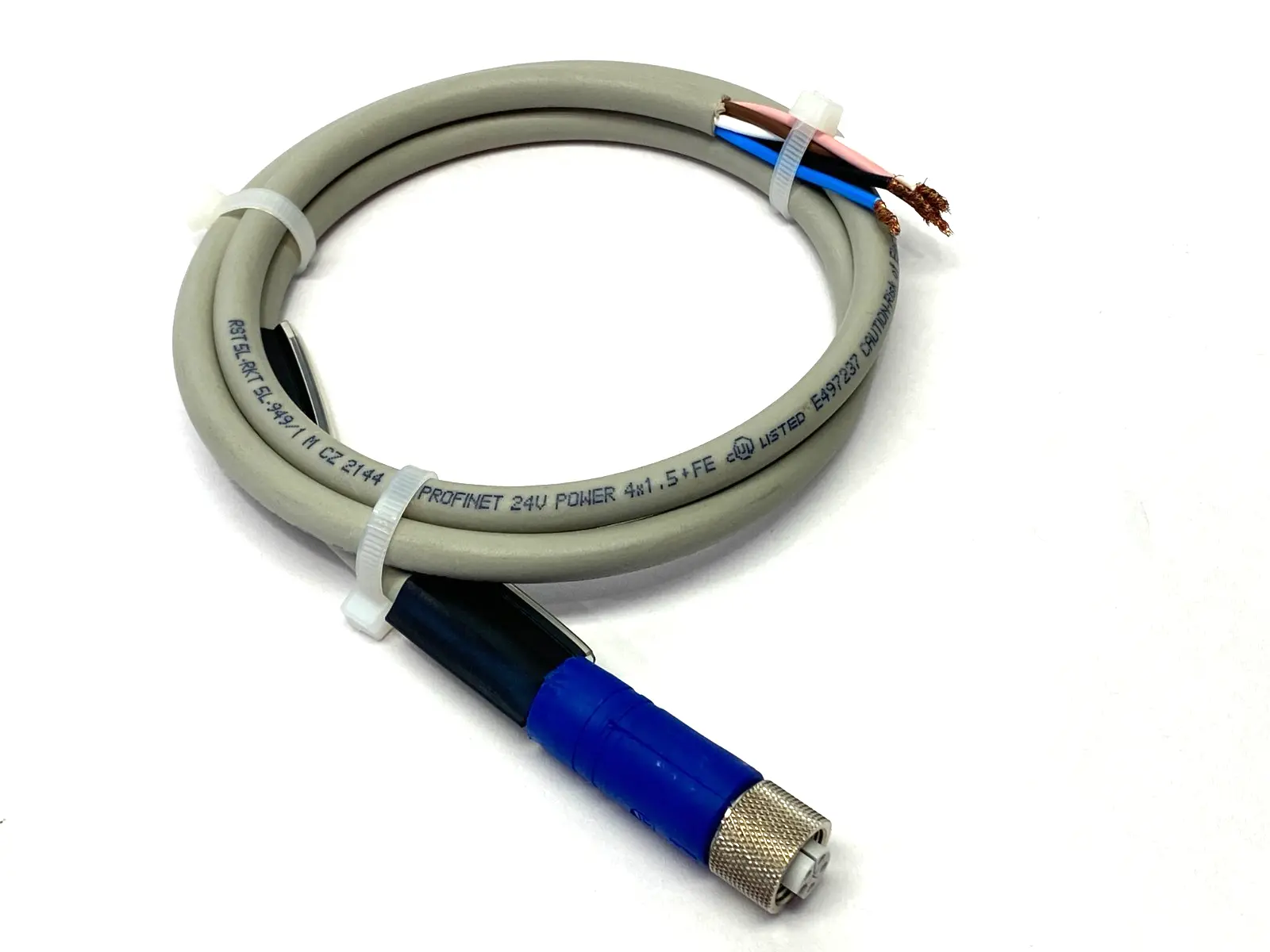 Used Lumberg Automation Cable Female M12 934853165 CUT TO 3' Misc Electrical & Power Parts Michigan US | Maverick Industrial Sales #1402456