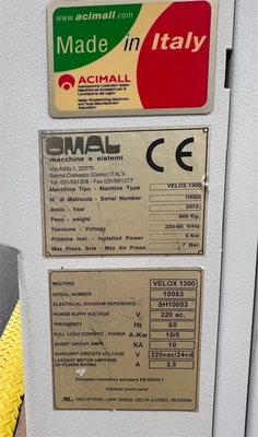 Used 2013 OMAL VELOX 1300 Throughfeed boring and boring/dowel-inserting machines Texas US | MachineryMax #1311952
