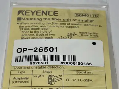 OP-26501 | Keyence  Adapter B For f1 Fiber Unit LOT OF 3 - New