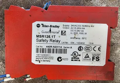 Used ALLEN-BRADLEY MSR126.1T Relays & Switches Michigan US | Midwest Press and Automation #1340327