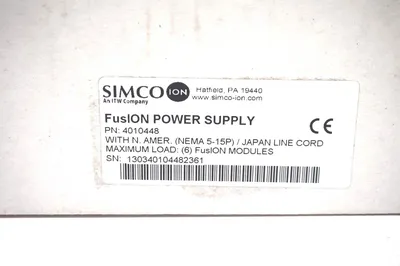 NEW SIMCO 4010448 FUSION POWER SUPPLY