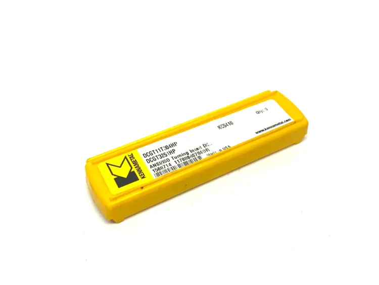 New | in-Stock KENNAMETAL SCREW-ON DCGT-HP TURNING INSERT DCGT11T304HP Nuts & Screws | Maverick Industrial Sales #1106139