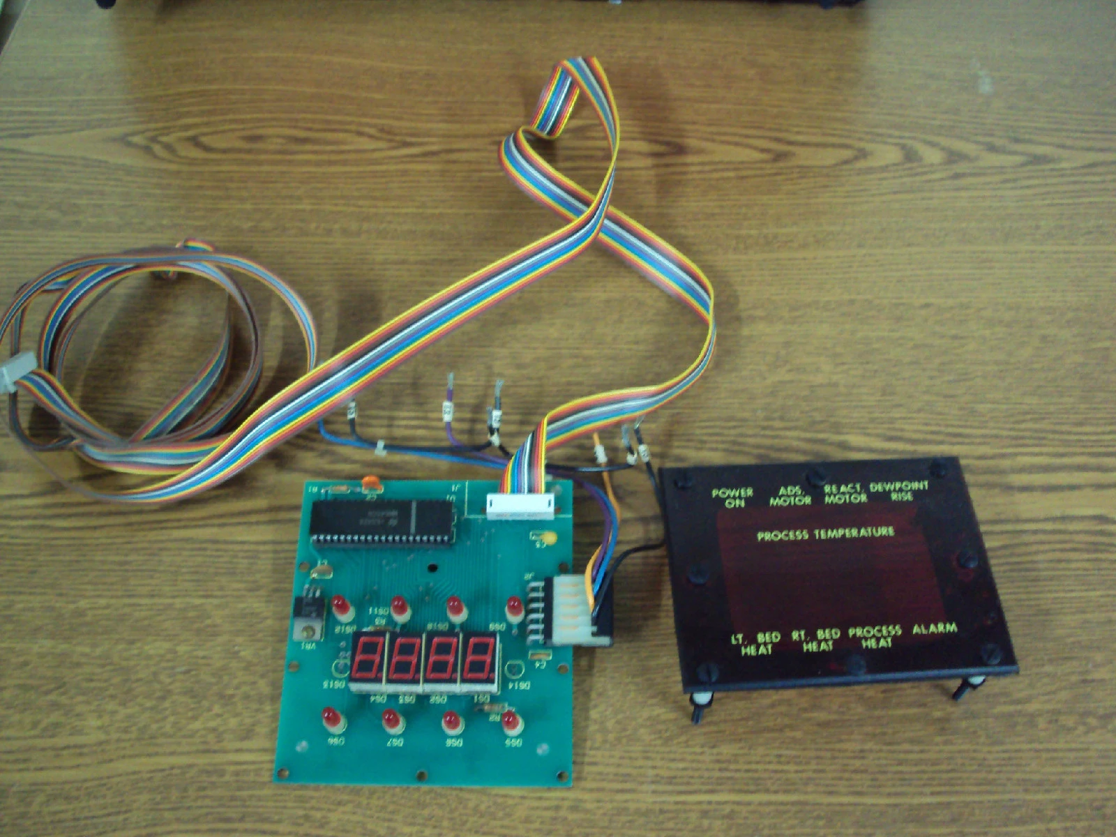 Universal Dynamics C-2492-D 3075 Rev 1 With Cable and Face Plate 4 Digit Display