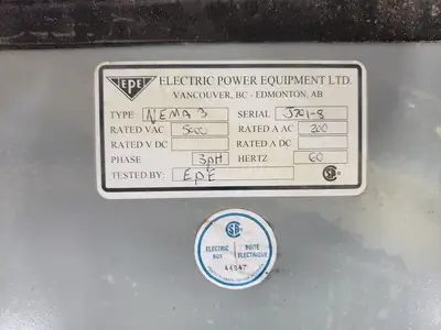30 in. x 30 in. 20 in. Electrical Enclosure