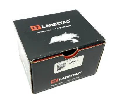 USED LABELTAC PRO MODEL STANDARD PRINT RIBBON, BLACK, 4.33" X 984' ROLL
