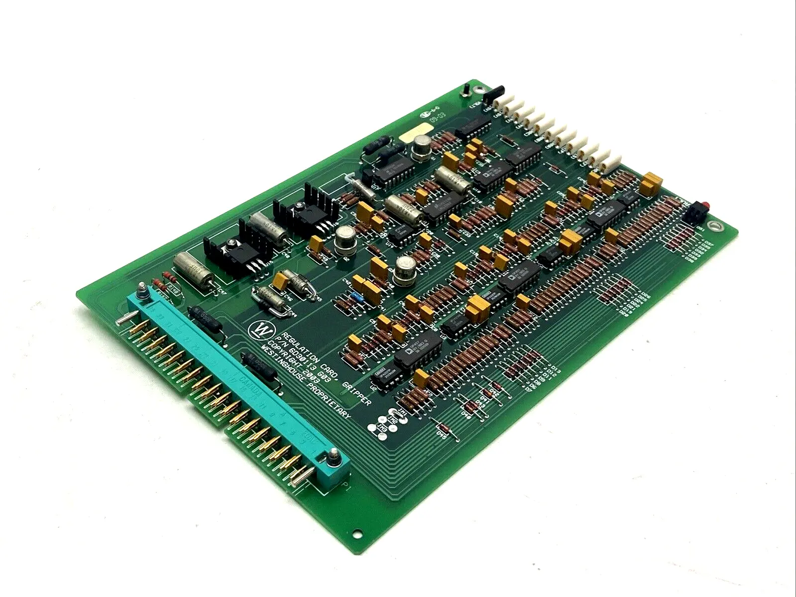 6D30113G03 | Westinghouse  Gripper Regulator 4 Channel Printed Circuit Card - For parts or not working
