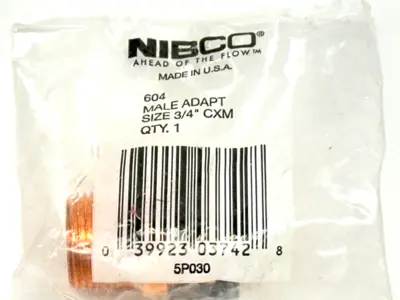 New | in-Stock NIBCO 604 3/4 Plumbing Equipment Michigan US | Maverick Industrial Sales #1461096