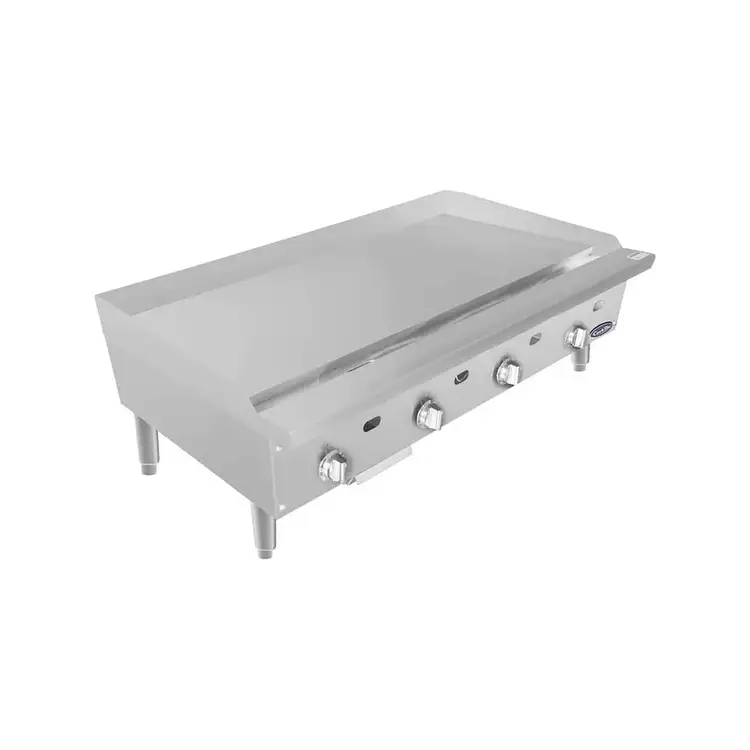 New | in-Stock Atosa New Atosa ATTG-48 HD 48'' Thermo-Griddle with Total 100,000 BTU (with 1" Griddle Plate) Commercial Flat Top Griddles Illinois US | Falcon Restaurant Supply #1375232