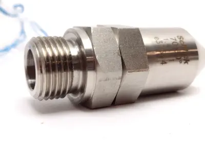 New | in-Stock Schlick 70/30 Degree Atomizing Spray Nozzle Size 3 7MM Bore 304SS Nozzles Michigan US | Maverick Industrial Sales #1396735