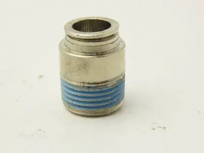 ATP B38-03MH Male Straight Fitting 3/8" Push Tube 3/8" Male NPT Brass Lot of 9