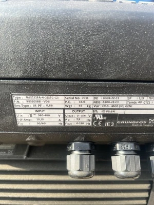 New | in-Stock Grundfos 15959-4P-7.5HP LCSE Centrifugal Pumps California US | Davliegogo LLC #1705447
