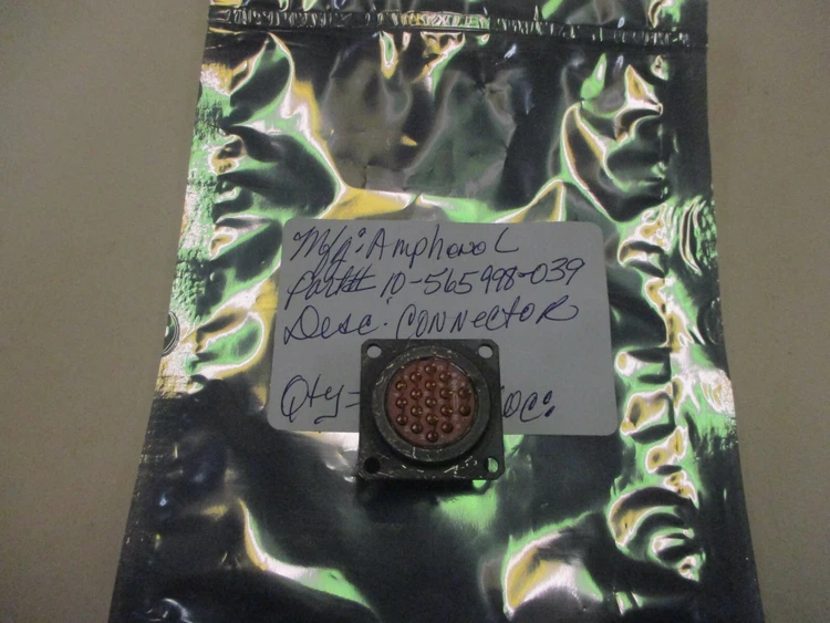 New | in-Stock Amphenol 10-565998-039 Cable & Wire Arizona US | ASSET CONVERSION SPECIALISTS, INC. #307177