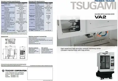 2014 TSUGAMI VA1-II Vertical Machining Centers | Toolquip, Inc. (3)