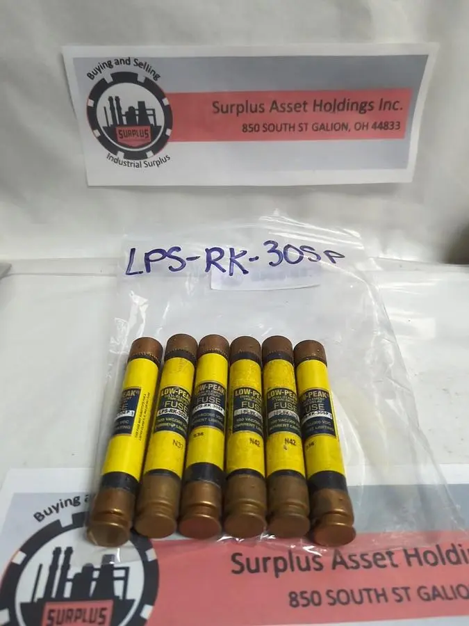 Used COOPER BUSSMANN LPS-RK-30SP Miscellaneous Equipment (Electrical & Power) | Surplus Asset Holdings #1198793