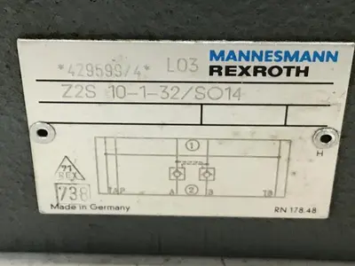 USED MANNESMANN REXROTH Z2S10132SO14