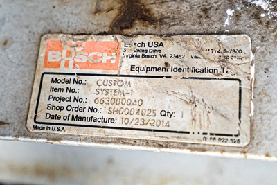 USED 2014 BUSCH SS304