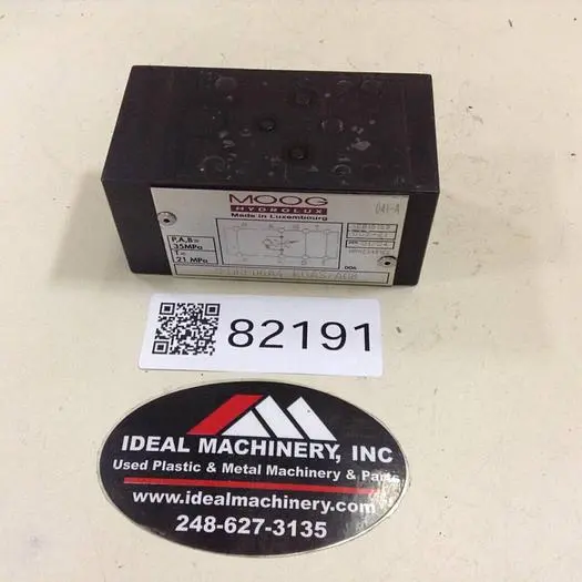 Used MOOG ZFDRP06A4K0ASA08 Valves/Fittings Michigan US | Ideal Machinery #587290