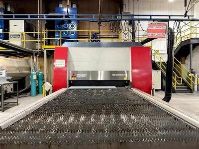 Used 2015 MITSUBISHI ML3015NX-F40 Laser Cutters Illinois US | Machine Factory Outlet #1262747