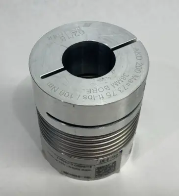 Used Ringfeder Metal Bellows Coupling 38mm Bore to 40mm Bore Ma=73.75 ft-lbs Tooling & Accessories (Other) Michigan US | Maverick Industrial Sales #1395149