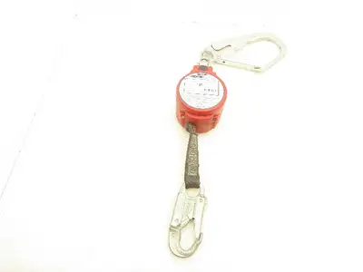 Miller FL11-6/11FT Minilite Fall Limiter 11' Lanyard w/Swivel Shackle Rebar Hook