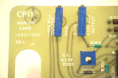 CP11 ANALOG CARD 15801-003-302 PC BOARD 15801003302 REV. 2