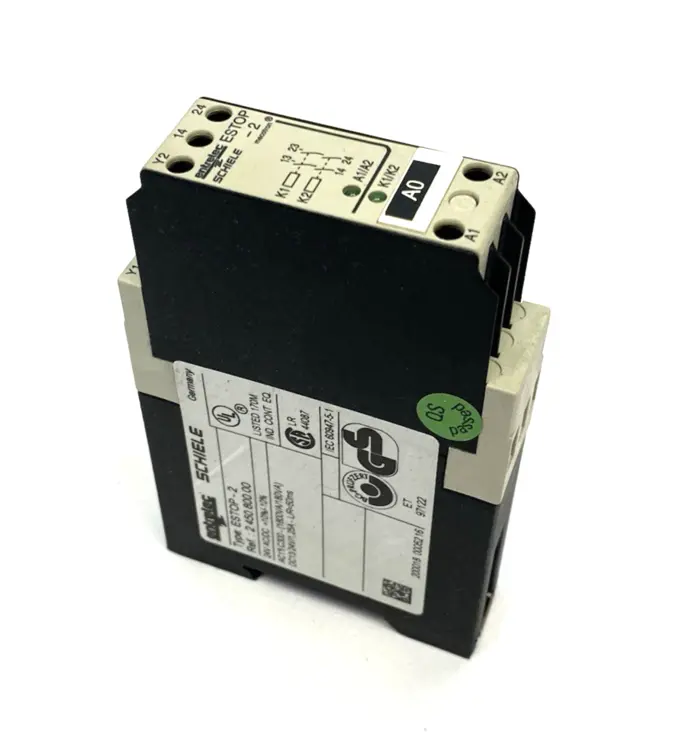 Used SCHIELE ENTRELEC MECOTRON® SAFETY RELAY ESTOP-2 Relays & Switches Michigan US | Maverick Industrial Sales #1090139