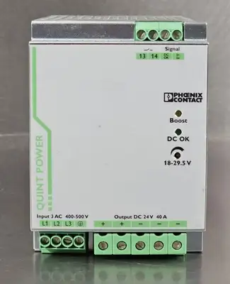 Phoenix Contact QUINT-PS/3AC/24DC/40 Power Supply. 4E-24