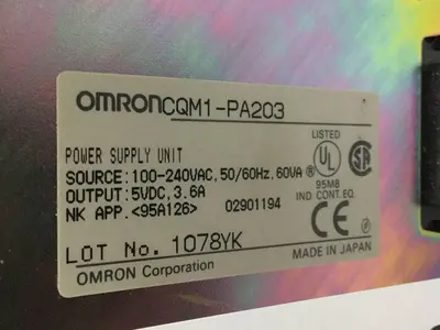 USED OMRON CQM1-PA203
