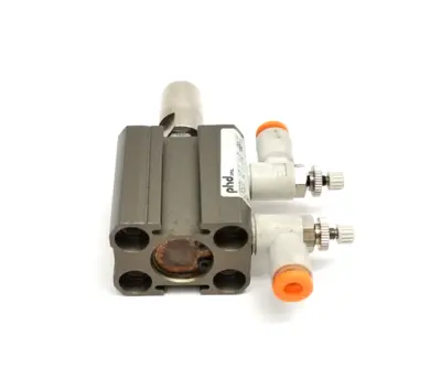 CRS2U12X1/2-BB-T22, CRS2U 12X1/2-BB-T22, CRS2U 12 X 1/2-BB-T22 | PHD CRS2U12X1/2-BB-T22 Compact Pneumatic Cylinder 0.47" Bore 0.50" Stroke - Used