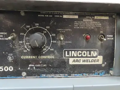 Lincoln 8069-PS IDEALARC R3R DC ARC Stick Welder Welding Power Source 500 AMP