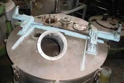 Ellerwerk 736 C perforate basket centrifuge, 316SS.