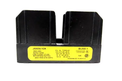 LOT OF 2 NEW J60030-1CR FUSE HOLDER J600301CR