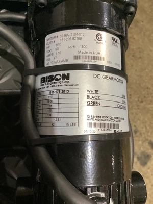 USED BISON GEAR 011-175-2013