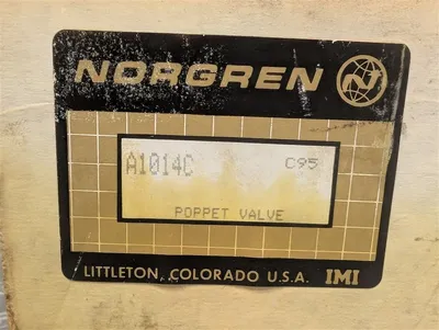 Norgren A1014C Prospector Poppet Valve Replacement Body 1/2" NPT New NIB