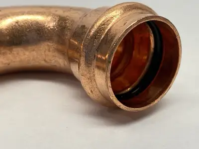 USED ELKHART APOLLOXPRESS STREET ELBOW FITTING 90 DEGREE 1" PRESS COPPER