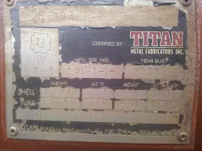 USED 2007 TITAN METAL FABRICATORS TICS-739-24-1-96-BEMV