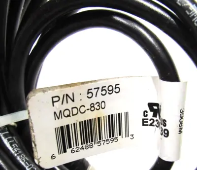 NEW BANNER ENGINEERING MQDC-830 CORDSET 57595 MQDC830