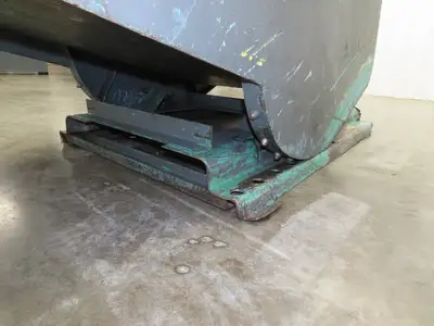 Wright Self Dumping Hopper 1 Yd Capacity 4000lb 7 Gauge Steel