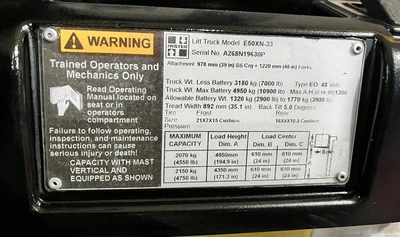 USED 2016 HYSTER E50XN