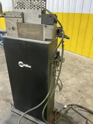 20 KVA MILLER MODEL #SSW-2040ATT ROCKER ARM SPOT WELDER & SINGLE PHASE POWER SOURCE: YOBRO #25342