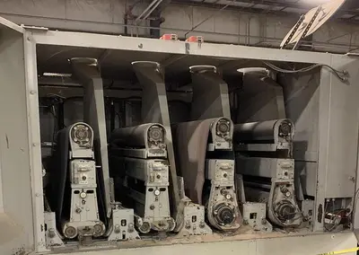 MISC. SPARE PARTS REMOVED FROM TIMESAVERS 252-4IC, 52", 4-HEAD WIDE-BELT SANDER