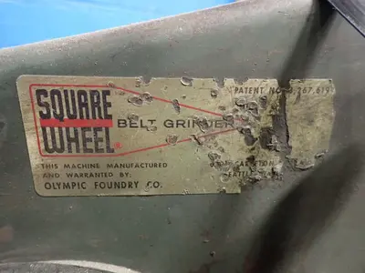 Used OLYMPIC FOUNDRY CO. SQUARE WHEEL Belt Grinders Including Sanders Ohio US | HGR 24 #1150546