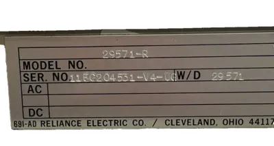 USED RELIANCE ELECTRIC 29571-R RHEOSTAT DIGITAL 29571R
