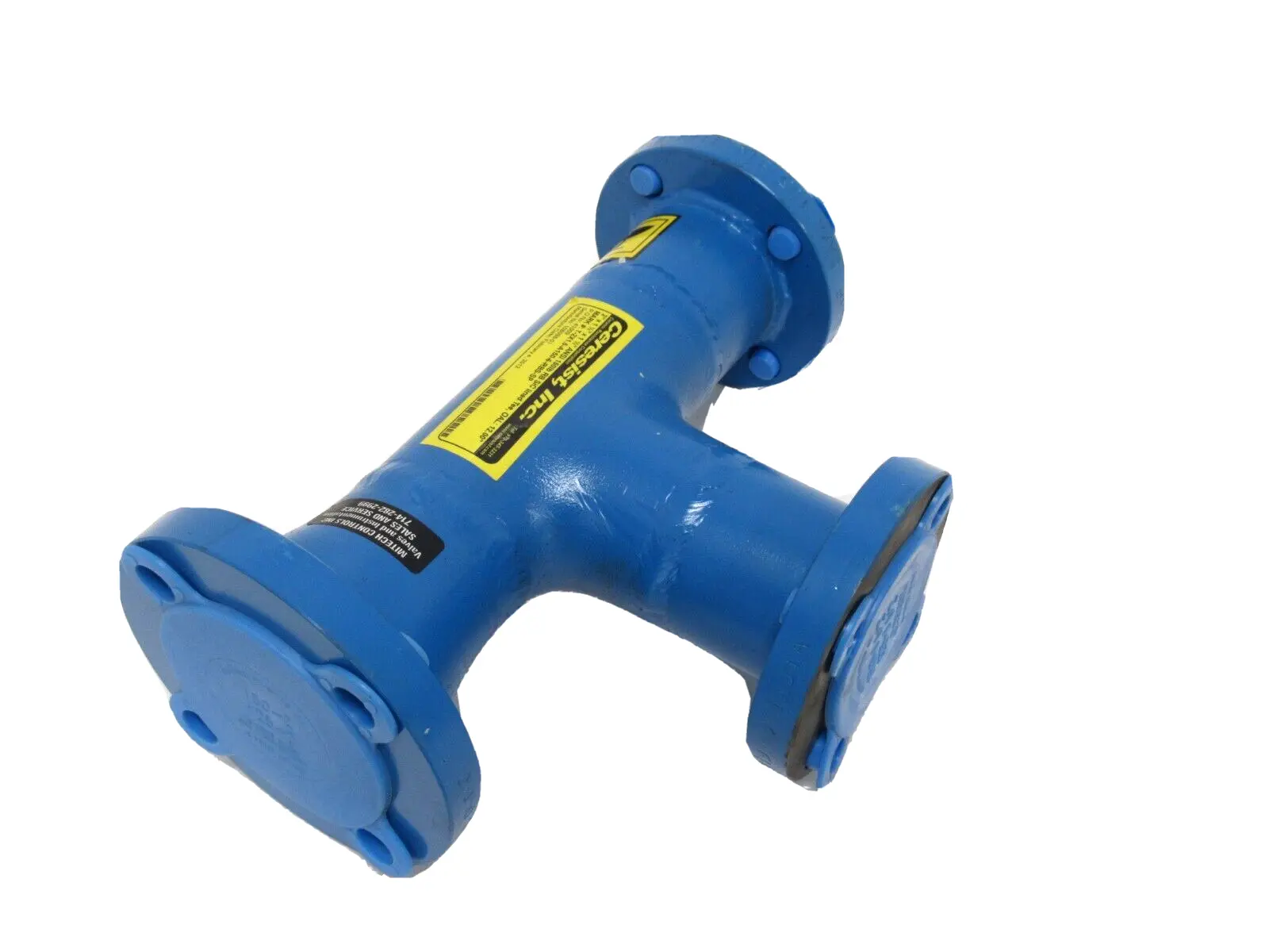 NEW CERESIST T2X1.5-A150-6RBS-SP CERAMIC LINED VALVE 2"x1.5"x1.5" OAL:12"