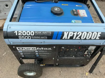 DuroMax XP12000E Heavy-Duty, 12,000-Watt Portable Gas Generator