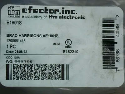 NEW EFECTOR E18018